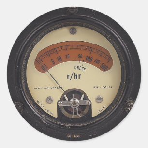 Rond Raytheometer Sticker de professeur Temple's