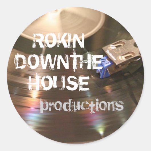 Rond RDHprod. Sticker en stylet (Devant)