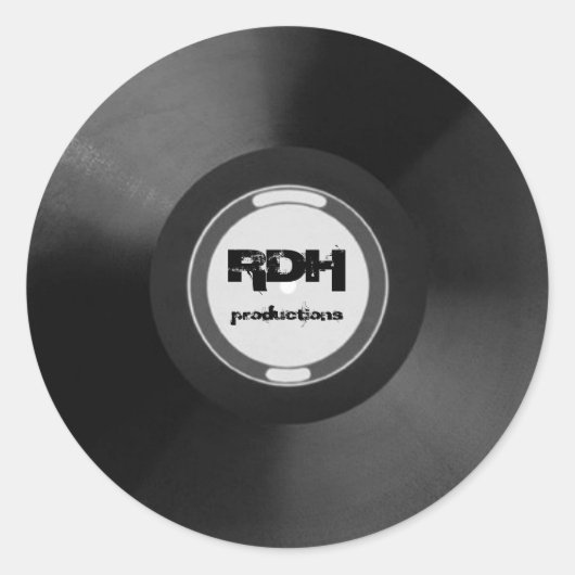 Rond RDHprod. Sticker en vinyle (Devant)