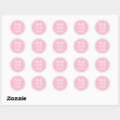 Rond Réalisé Avec Sticker Amour (Feuille)