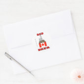 Rond Red Deer, Canada, Sticker pour plate-forme pétroli (Enveloppe)