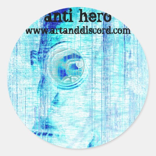 Rond Regardez-moi dans l'oeil Sticker (Devant)