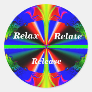 Rond Relax, Relax, Release_ Sticker