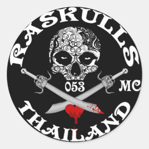 Rond Remplissez le Modèle Sticker