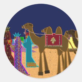 Rond Remplissez le Modèle Sticker