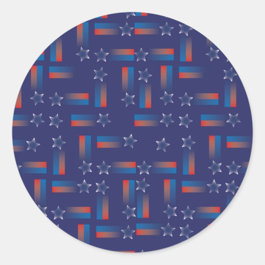 Rond Remplissez le Modèle Sticker (Devant)