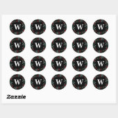 Rond Rendre les esprits brillants Sticker de vacances p (Feuille)