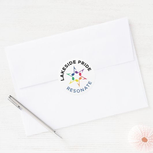 Rond Resonate Circle Sticker (Enveloppe)