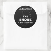 ROND RESTAURER LA CÔTE - JERSEY STICKER (Sac)