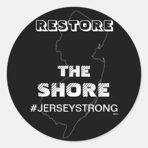 ROND RESTAURER LA CÔTE - JERSEY STICKER