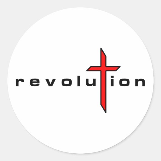 Rond revoluTion - Sticker classique (Devant)