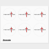 Rond revoluTion - Sticker classique (Feuille)