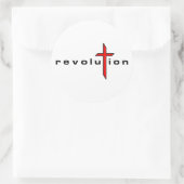 Rond revoluTion - Sticker classique (Sac)