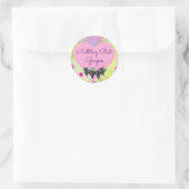 Rond Rien que le sticker de raisins (Sac)