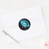 Rond Rose de Noel - Sticker (Enveloppe)