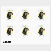 Rond Rottweiler Eggstra Special - Sticker (Feuille)