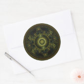 Rond Roue Magick de Metatron - Sticker Fractal (Enveloppe)