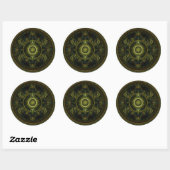Rond Roue Magick de Metatron - Sticker Fractal (Feuille)