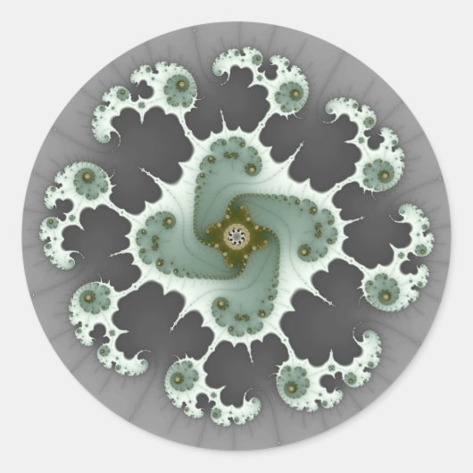 Rond Roue - Sticker fractal (Devant)