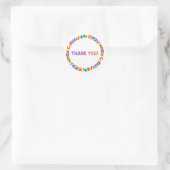Rond Round Thank You Sticker (Sac)
