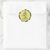 Rond Safari Boy OU Sticker GIR 4C (Sac)