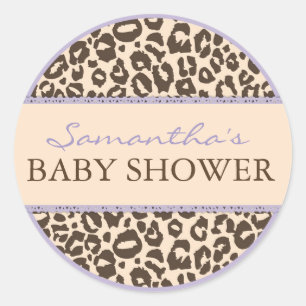 Rond Safari Girl LAV Sticker CHE