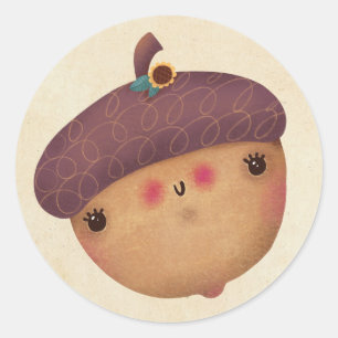 Rond Saison automne Thanksgiving Halloween Sticker