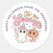 Rond Saison Halloween Super Sticker sac de traitement (Devant)