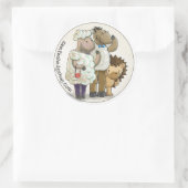 Rond Sam the Hedgehog - Sticker #1 (Sac)
