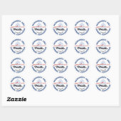Rond SAMOA Logo sticker (Feuille)