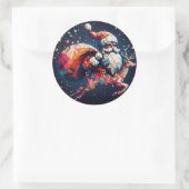 Rond Santa Sticker (Sac)