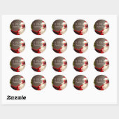 Rond santa Sticker (Feuille)