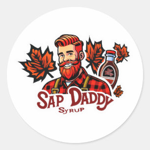 Rond Sap Daddy Sticker