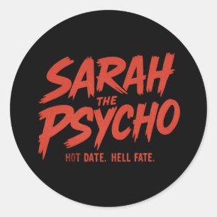 Rond Sarah le Sticker Psycho