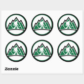 Rond Sasquatch Hockey Sticker - Accueil (Feuille)