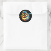 Rond ScareJack O Scarecrow Sticker (Sac)