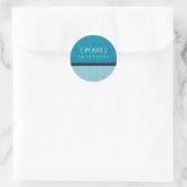 Rond SCEAU DE STICKER :: divinement damassé 3B (Sac)