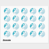 Rond SCEAU DE STICKER :: feuillage de gomme 1 (Feuille)