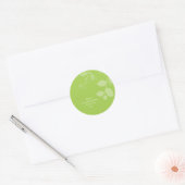 Rond SCEAU DE STICKER :: feuillage de gomme 6 (Enveloppe)