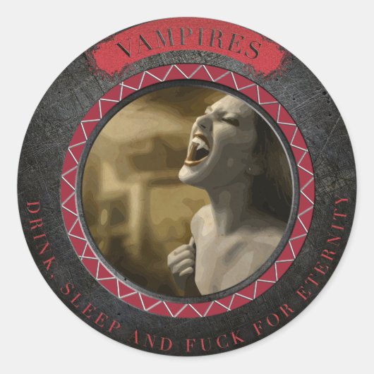 Rond Sceau de vampire - Sticker surnaturel (Devant)