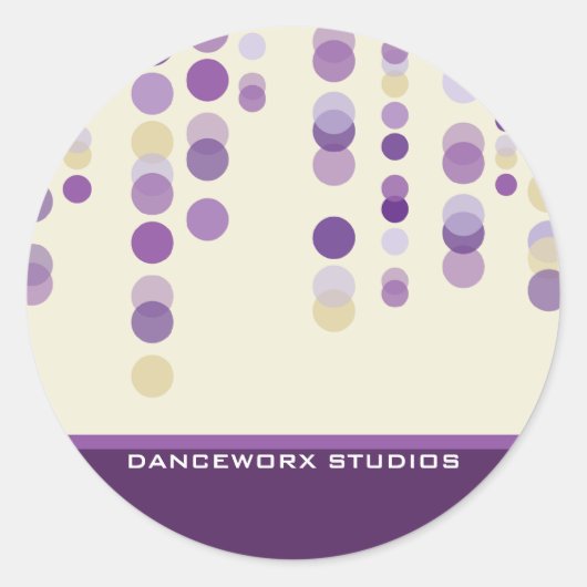 Rond SCEAU STICKER :: discotek 7 (Devant)