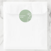 Rond SCEAU STICKER :: fabuleusement 5 (Sac)