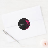 Rond SCEAU STICKER :: fabuleusement 6 (Enveloppe)