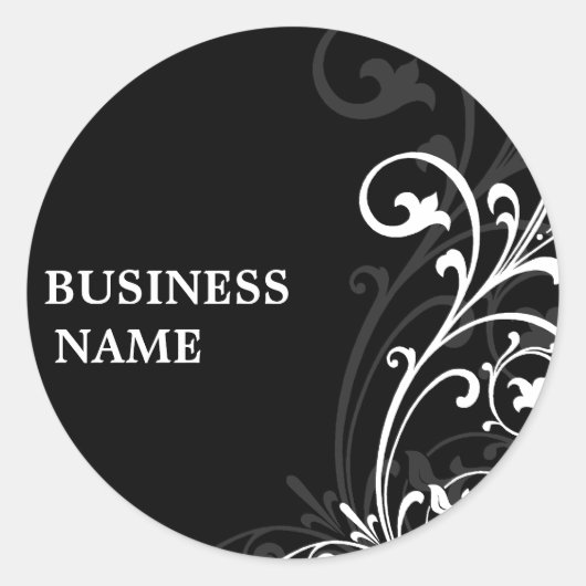 Rond SCEAU STICKER :: fabuleusement 6 (Devant)