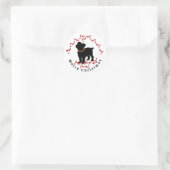 Rond Scrufft Berry Joyeux Sticker de Noël (Sac)