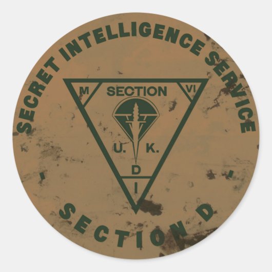 Rond Section D Sticker 3" (Devant)