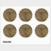 Rond Section D Sticker 3" (Feuille)