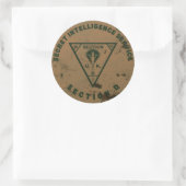 Rond Section D Sticker 3" (Sac)
