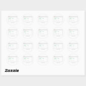 Rond SELECT * FROM Users - Dev Sticker Gift (Feuille)