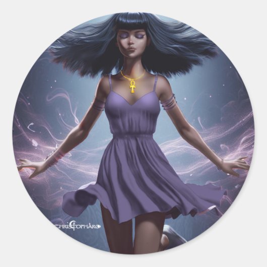 Rond Selene The Magicia - Sticker Imaginaire (Devant)